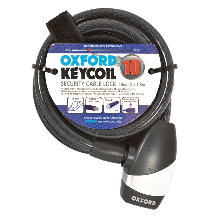 Oxford Key Coil10 1.8m x 10mm