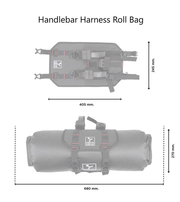 Geosmina Handlebar Harness Roll Bag 15L