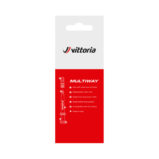 Vittoria Tubeless Valve 3-way Alloy