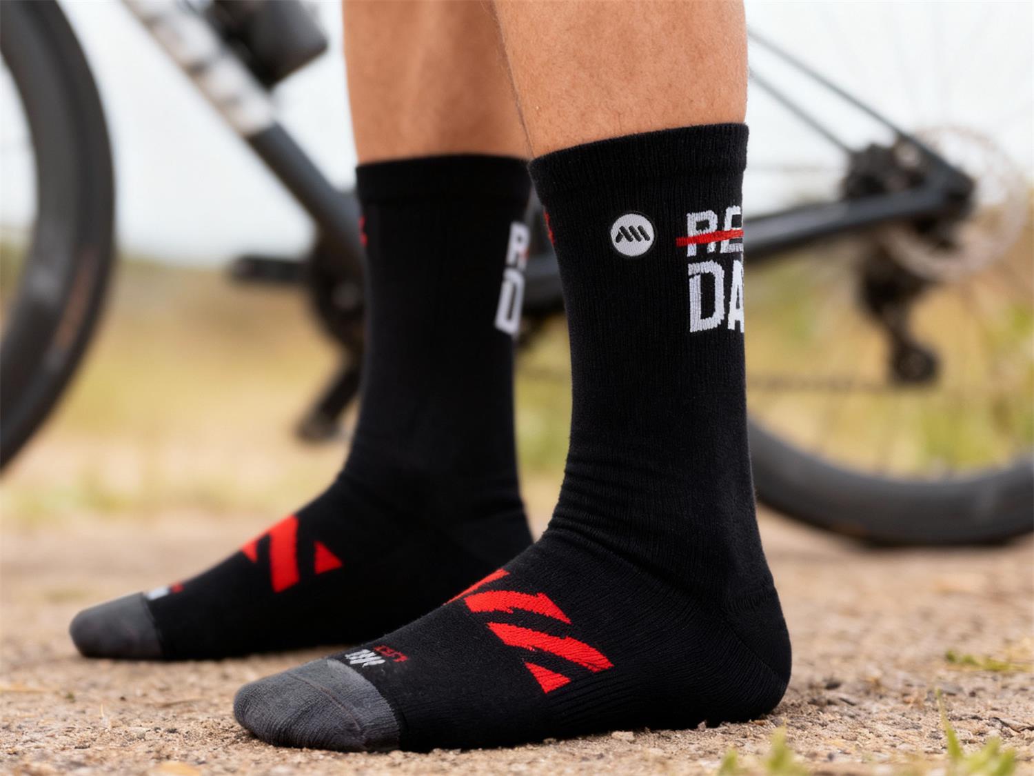 AMS- Ride Day Unisex Cycling Socks