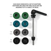 Allen Smart Suction® GO: Compact Bike Rack