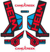 Canecreek Helm Sticker Kits