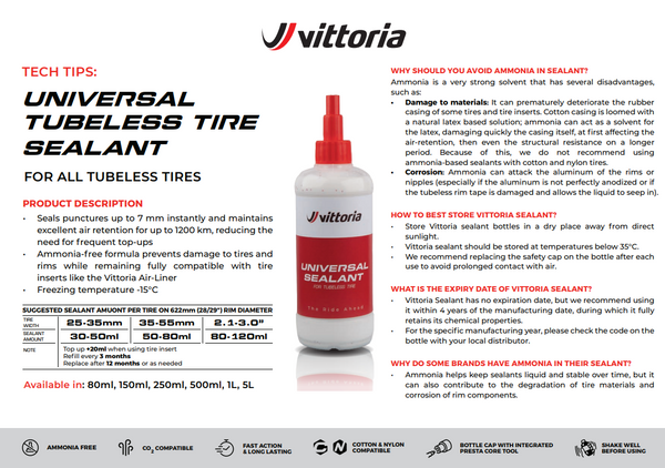 Vittoria Universal Tubeless Tyre Sealant