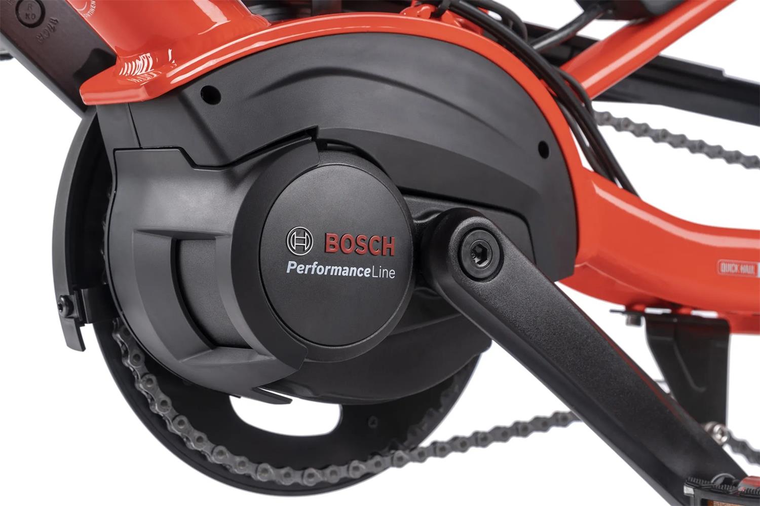 Tern Quick Haul P9 Performance Bosch Sport 45kph / Gloss Tabasco/Silver