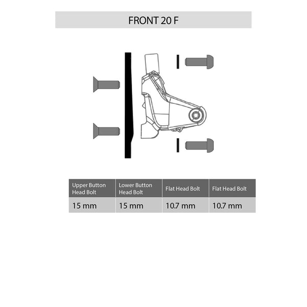 Sram Flat Mount Bracket Front - 0F/20F
