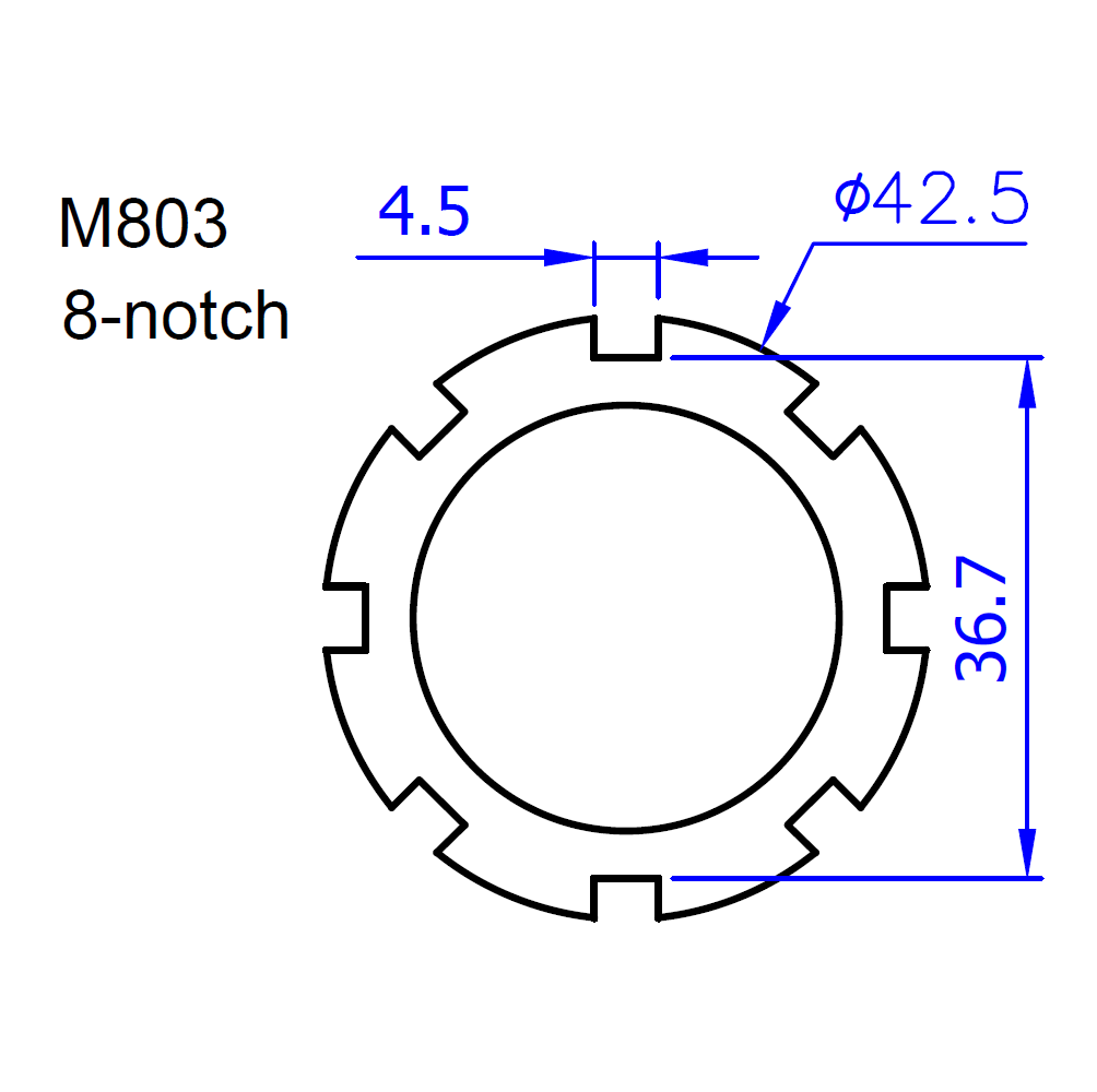 IceToolz Lockring Tool for Bosch Gen3/4 & Yamaha PW-X #M803