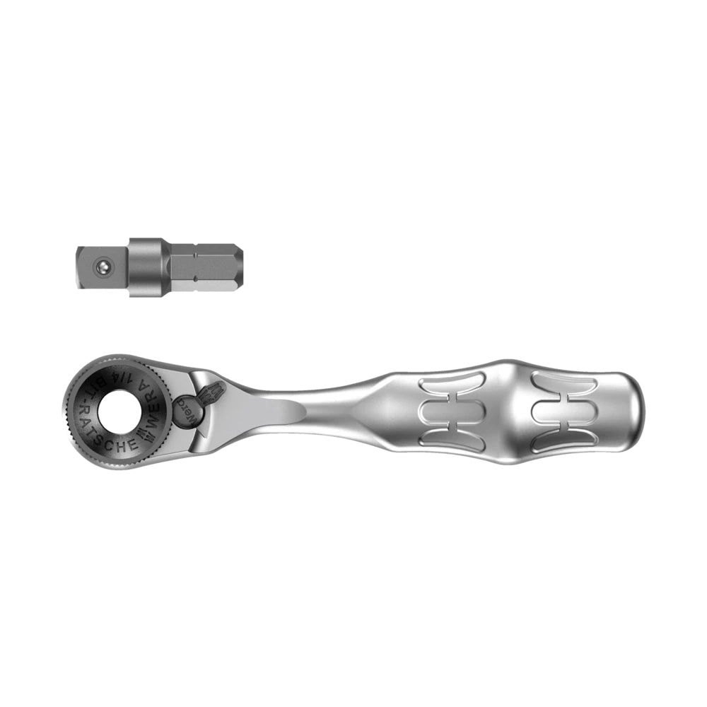 Wera 8001 A Zyklop Mini 1 Ratchet with 1/4