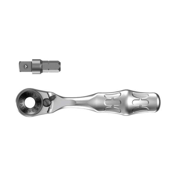 Wera 8001 A Zyklop Mini 1 Ratchet with 1/4" Drive