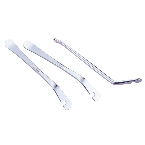 IceToolz Tire Lever Set, Steel, galvanized, #1903