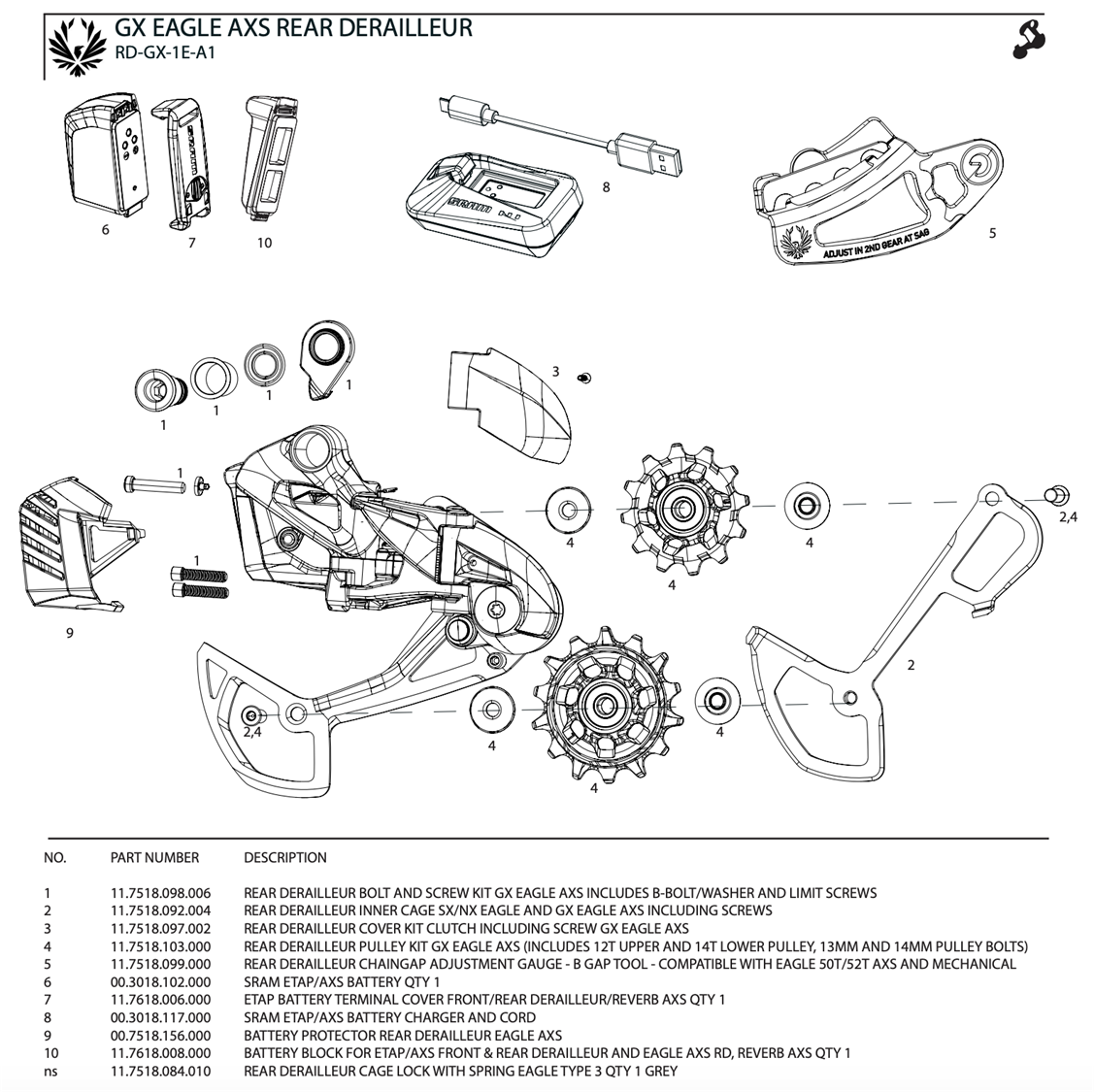 Sram Battery eTAP/AXS
