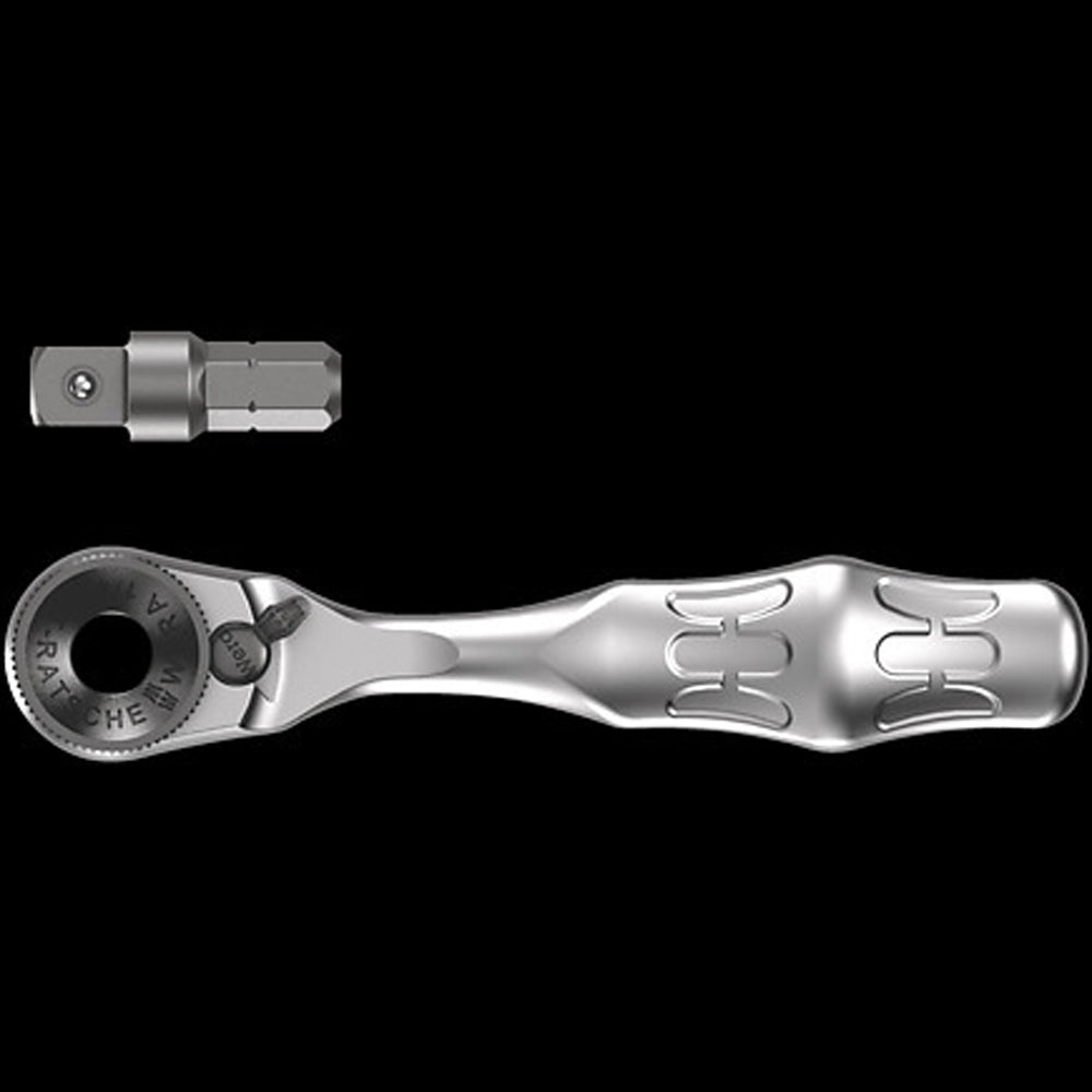 Wera 8001 A Zyklop Mini 1 Ratchet with 1/4