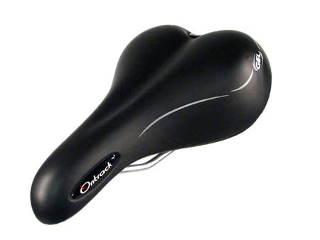 Ontrack SADDLE WOMENS BASE CUT GEL BLACK MOULDED