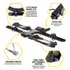 Saris Edge 2-Bike Hitch Rack