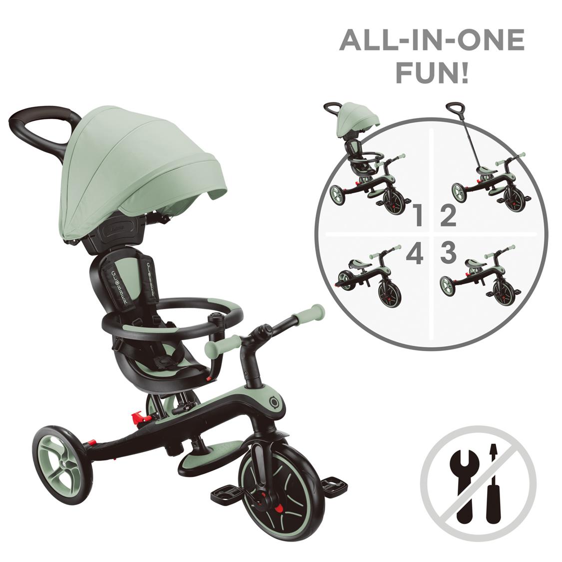 Globber EXPLORER TRIKE 4in1