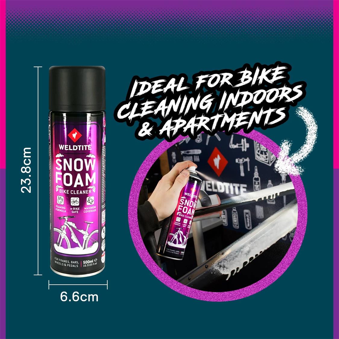 Weldtite Snow Foam Bike Cleaner 500ml