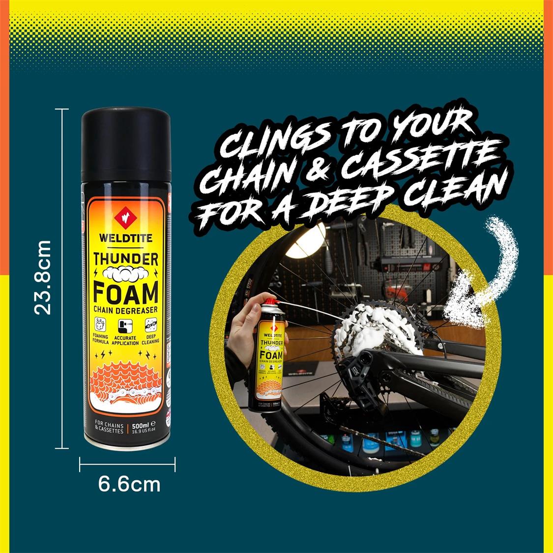 Weldtite Thunder Foam Chain degreaser 500ml
