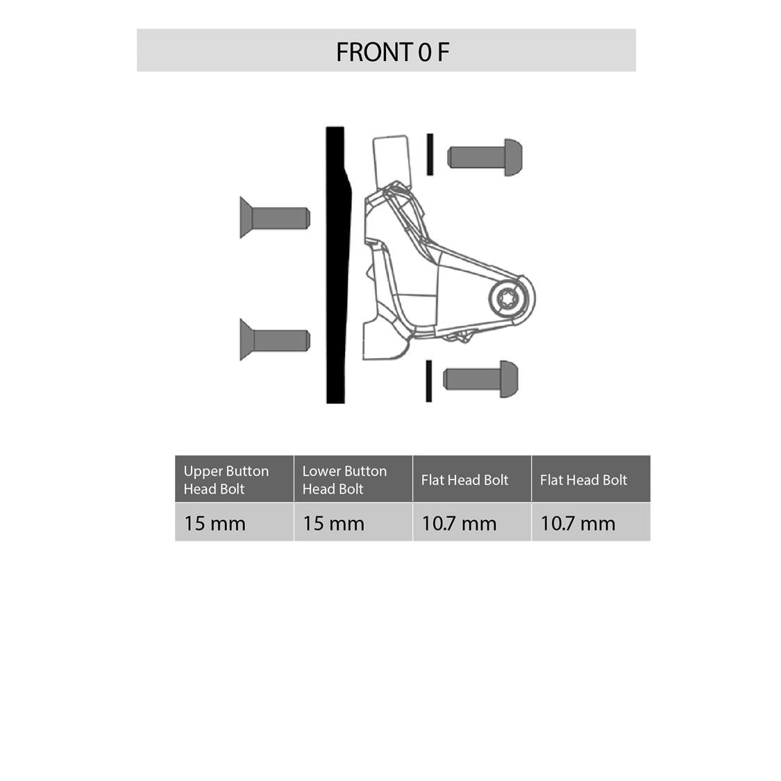 Sram Flat Mount Bracket Front - 0F/20F