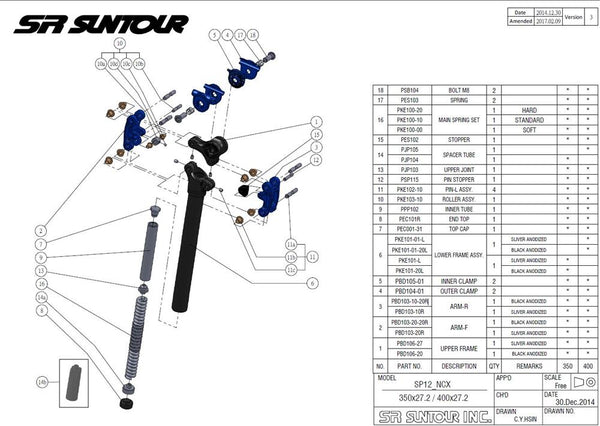 Suntour NCX Suspension Seatpost