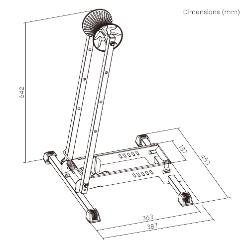 Maverack Freestanding Foldable Bike Stand