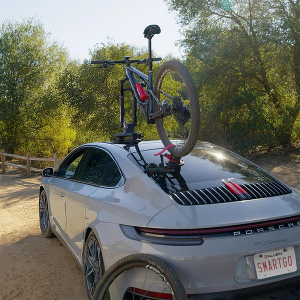 Allen Smart Suction® GO: Compact Bike Rack