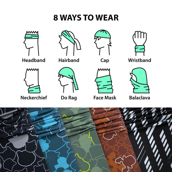 Bone Collection UV Neck Gators