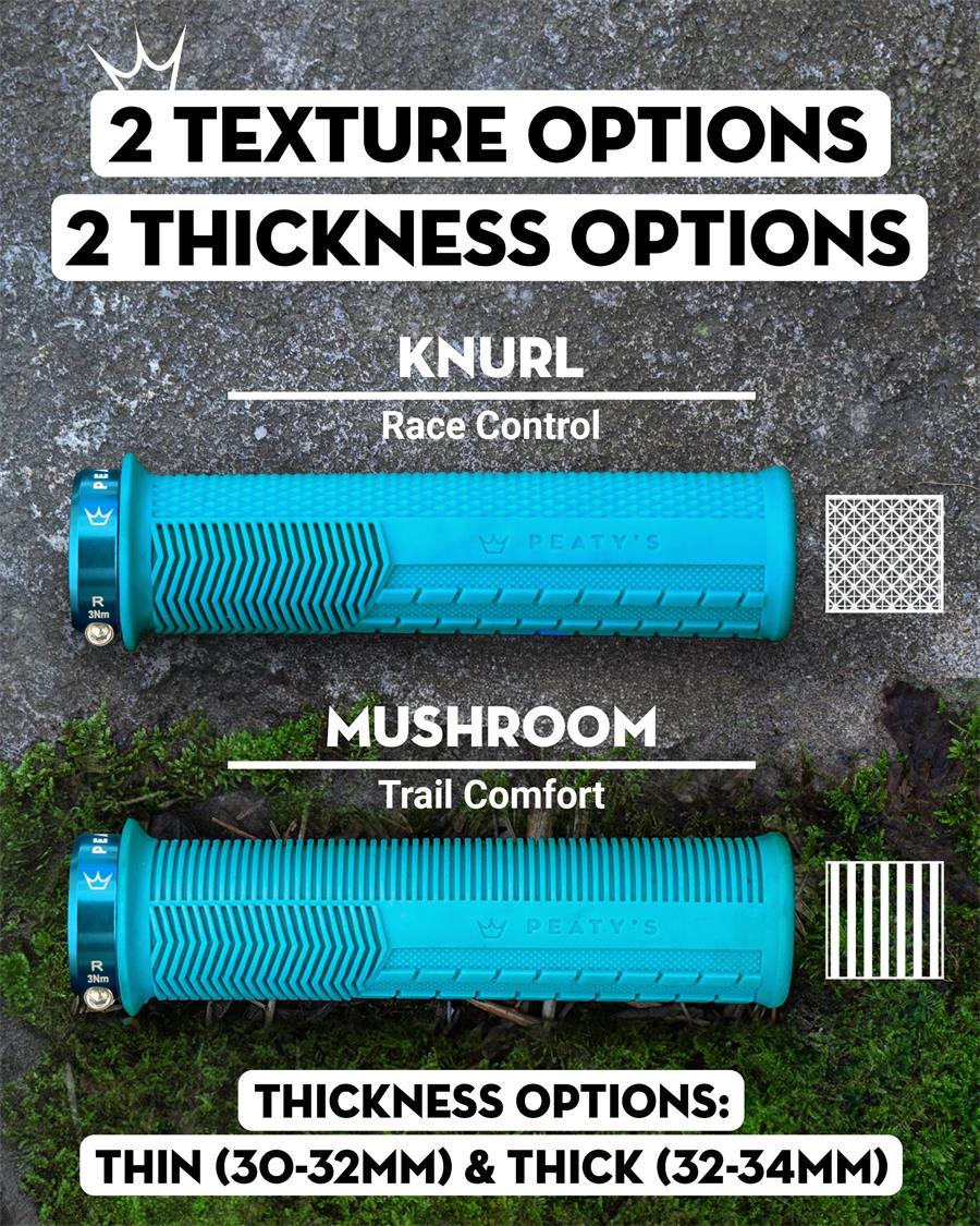 Peaty's Monarch Grips - Mushroom