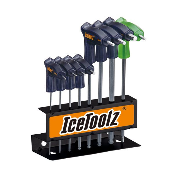 IceToolz TwinHead Hex Key Set, 2-8mm & T25, #7M85