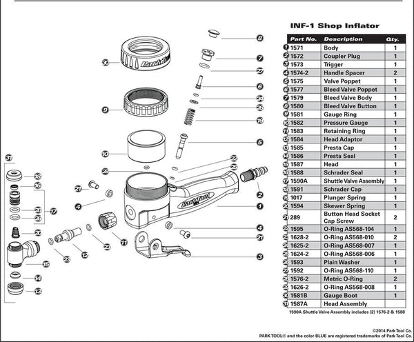 Park Tool PRESTA SEAL - INF-1/2