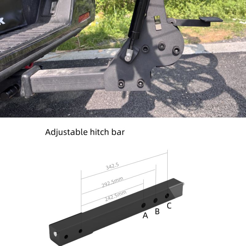 Maverack Premium Vert Rack Hitch Expander