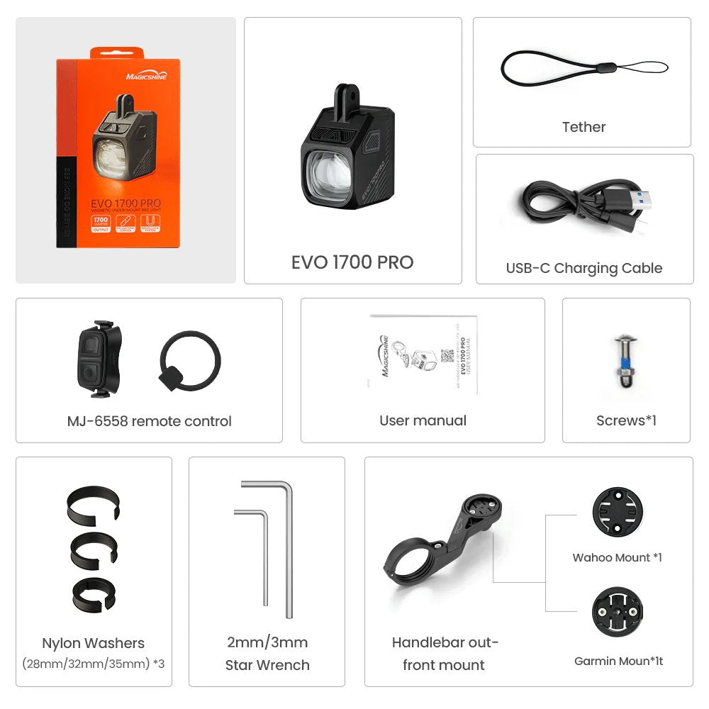 Magicshine EVO 1700 PRO Magnetic Smart Bike Light