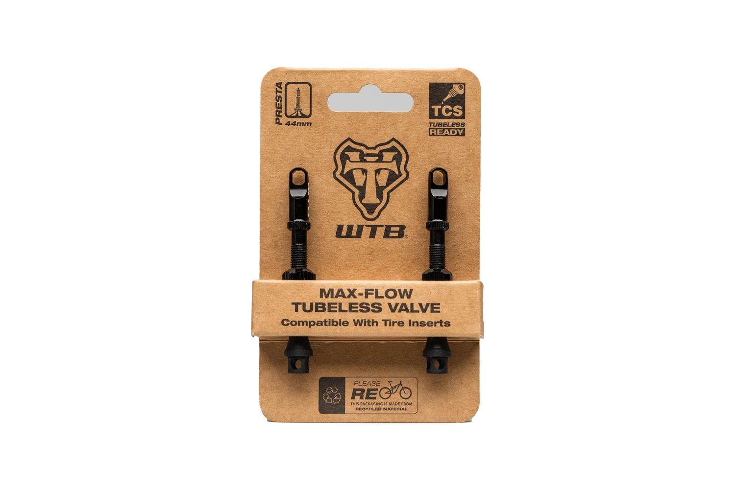 WTB TCS AL Max-Flow Black Presta Valve