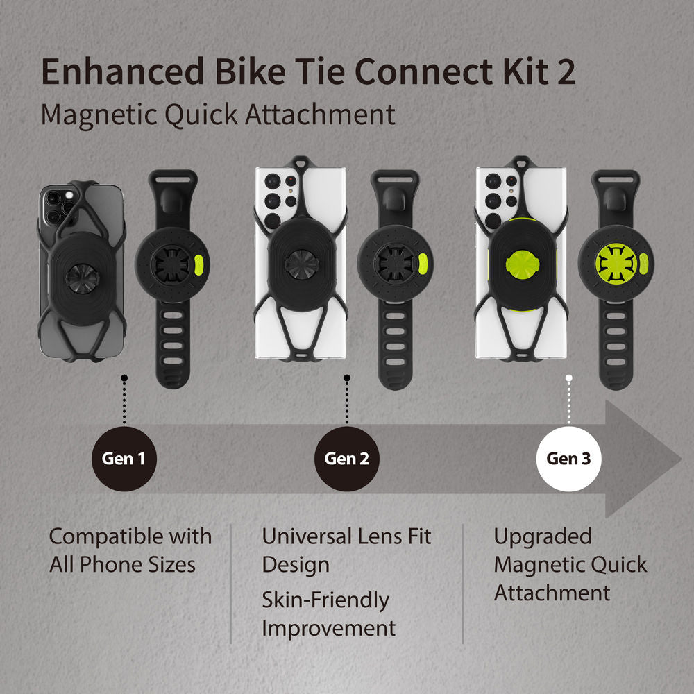 Bone Collection Bike Tie Connect Kit 2 - Magnetic