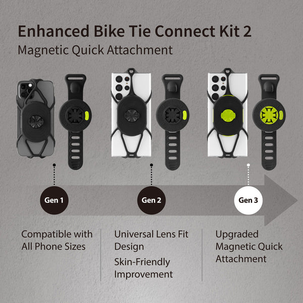 Bone Collection Bike Tie Connect Kit 2 - Magnetic