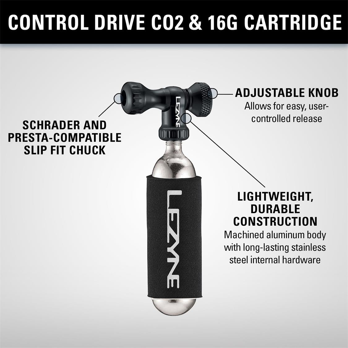 Lezyne Control Drive CO2 with 25G Cartridge
