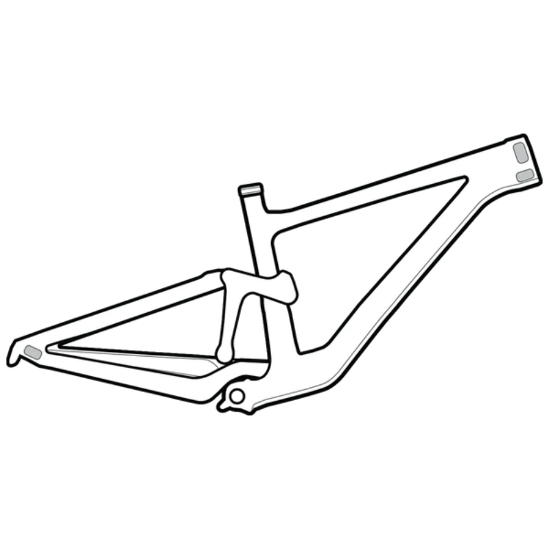Lizard Skins Clear Protective Frame Wrap Cable Rub Kit