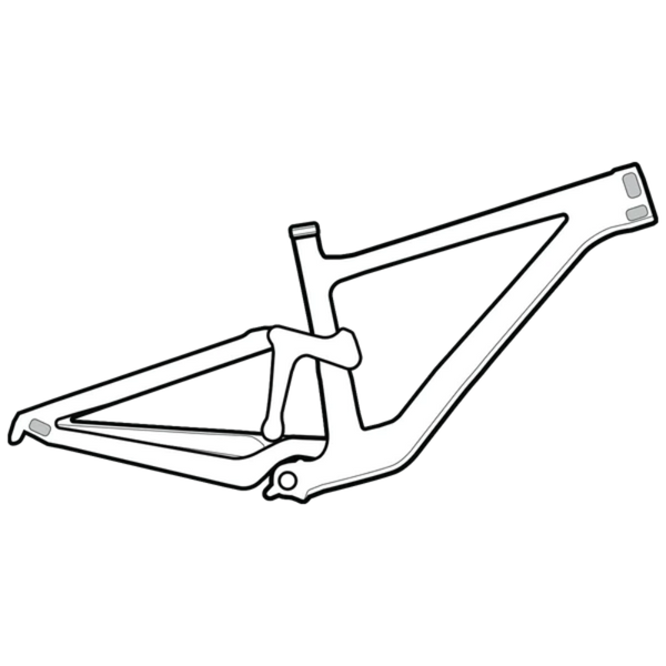 Lizard Skins Clear Protective Frame Wrap Cable Rub Kit