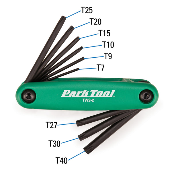 Park Tool Fold-up Star Shaped Driver Wrench Set