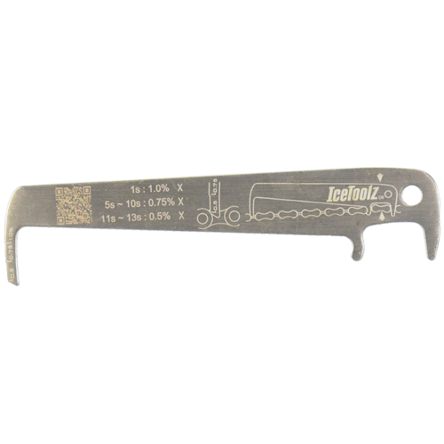 Icetoolz Stainless Steel Go / No-go Chain Checker # 62C5