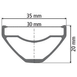 DT SWISS RIM M 502 27.5" 30mm ID 28H (RDM05065028S011471)