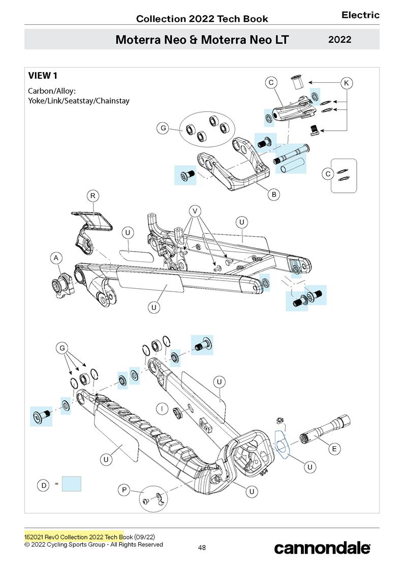 Moterra Neo Carbon Bosch 2022+ Spares