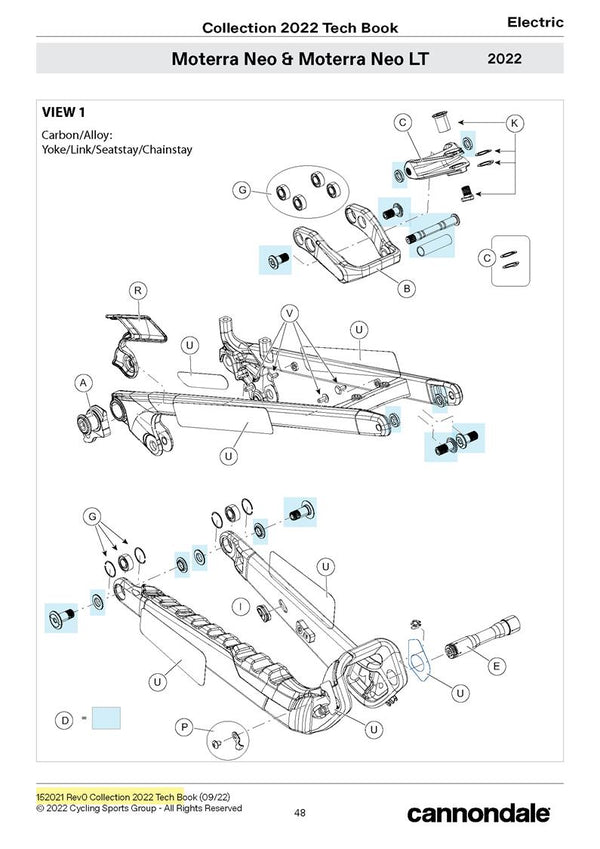 Moterra Neo Carbon Bosch 2022+ Spares