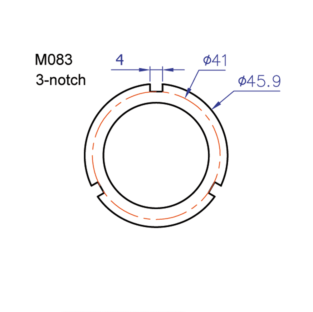 IceToolz BB Installation Tool 3-Notch #M083