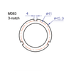 IceToolz BB Installation Tool 3-Notch #M083