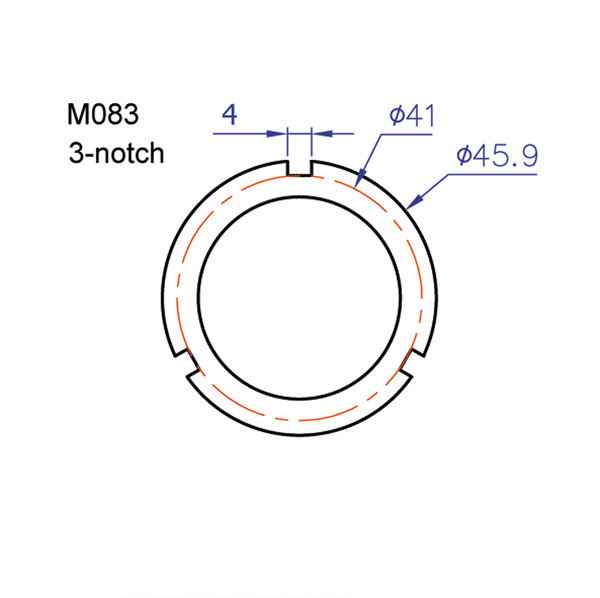 IceToolz BB Installation Tool 3-Notch #M083