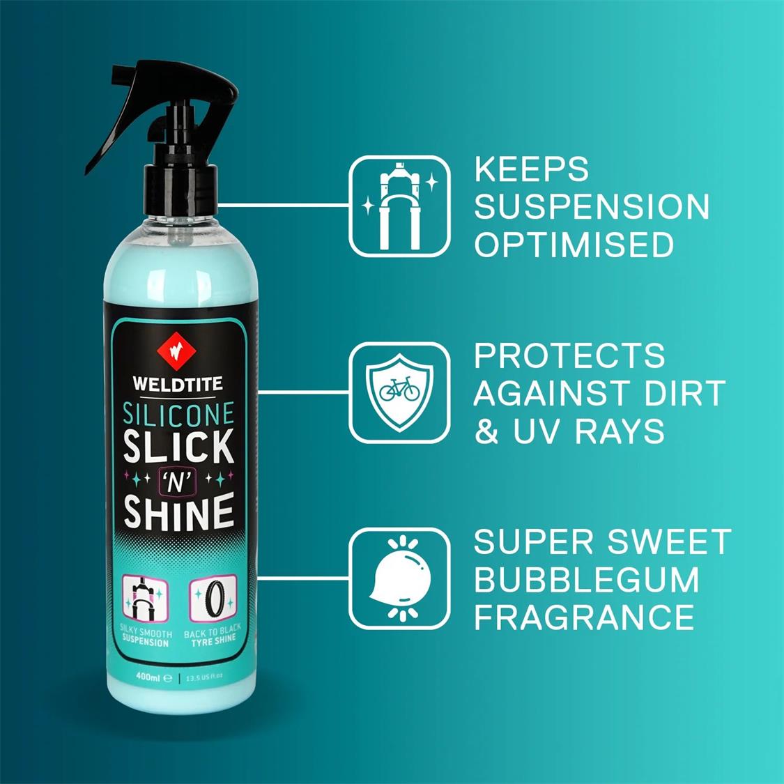 Weldtite Silicone Slick 'N' Shine Polish 400ml