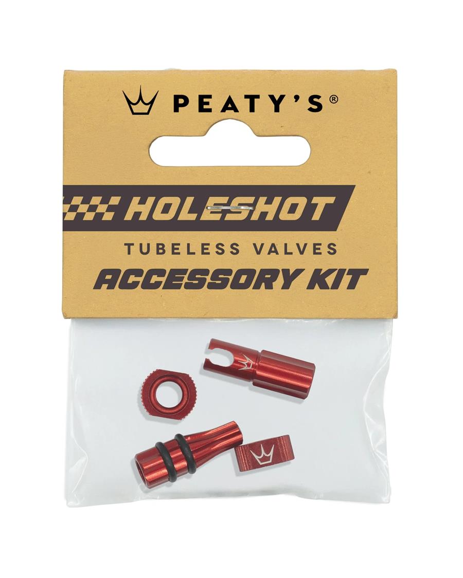 Peatys Holeshot Fast Flow Tubeless Valves Accessory Kit