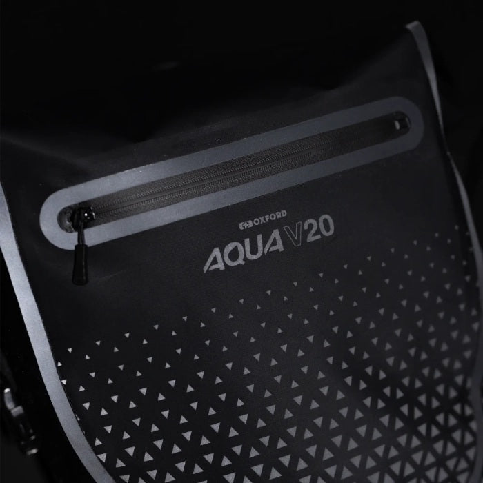 Oxford Aqua V 20 Extreme Visibility Single QR Pannier Bag