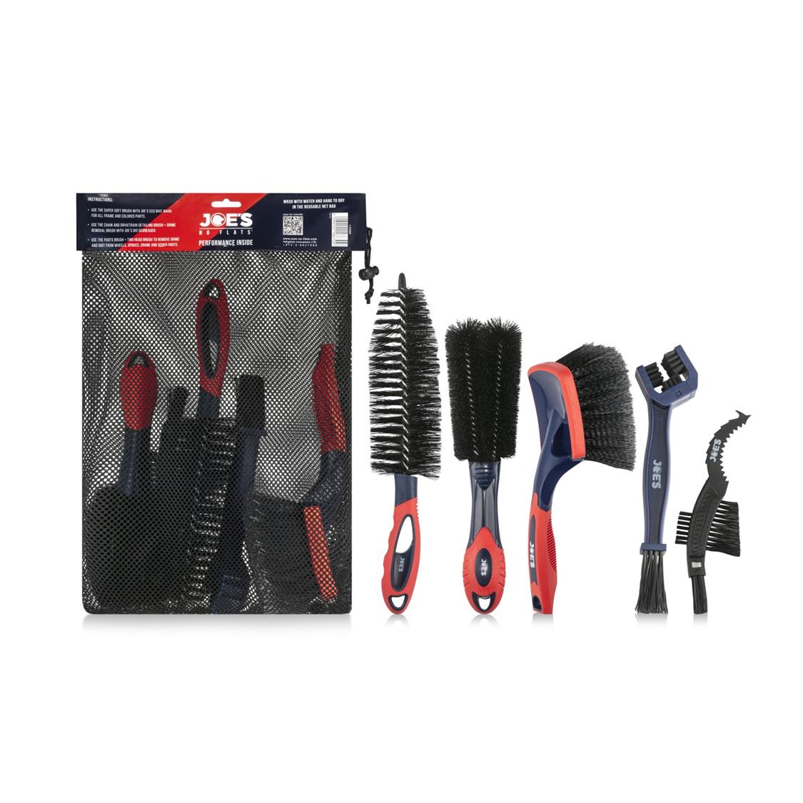 Joe's - Premium 5pc Bike Brush Kit
