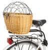 M-Wave Wicker Pet Basket with Cover