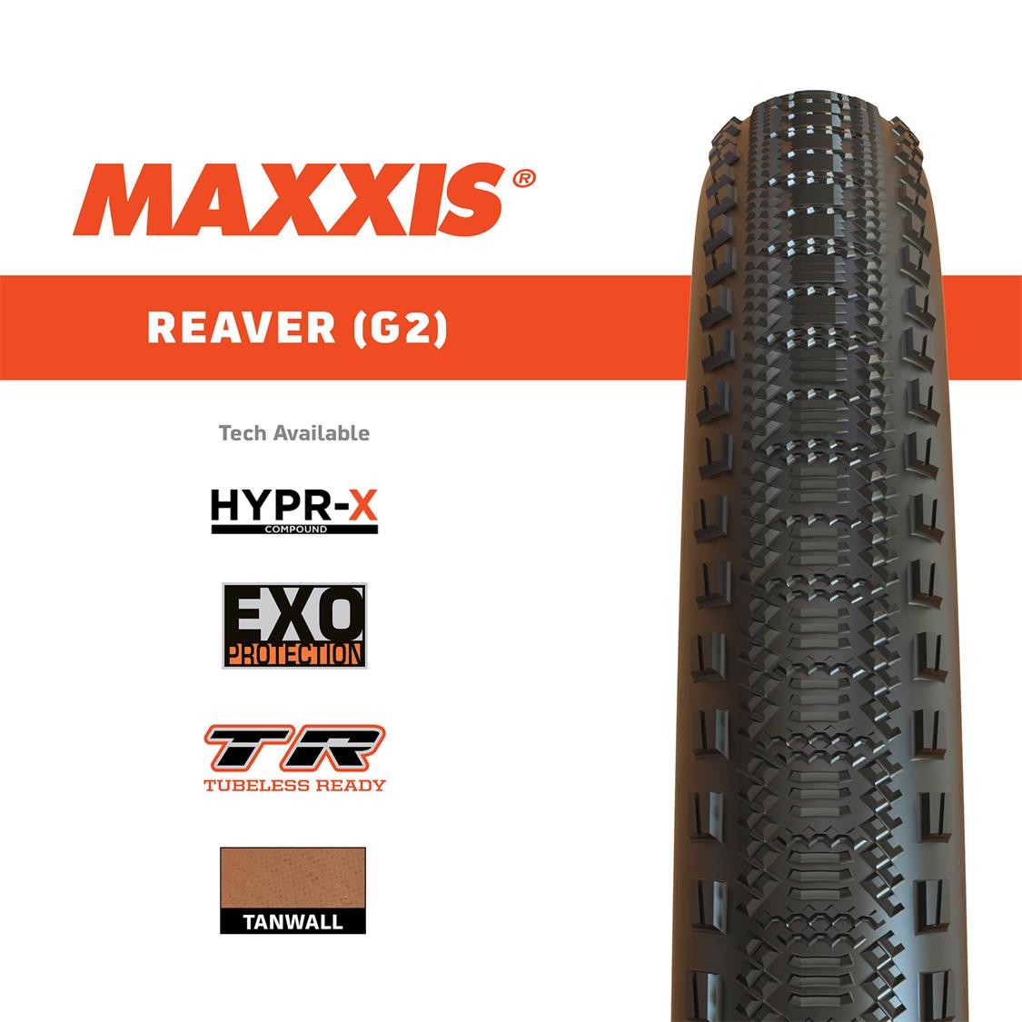 Maxxis Tyre Reaver 700c HYPR-X / Tanwall
